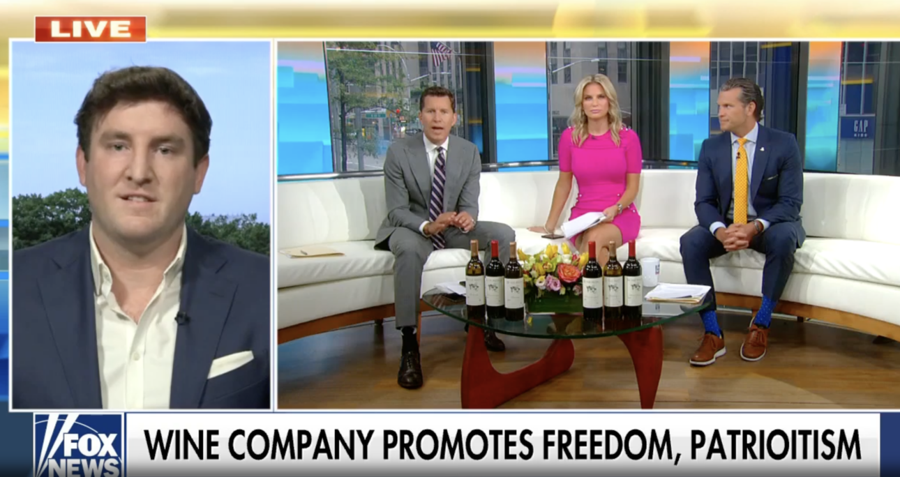 FOX NEWS: Founder of ‘We the People’ wine Ryan Coyne discusses the company’s values and goals.